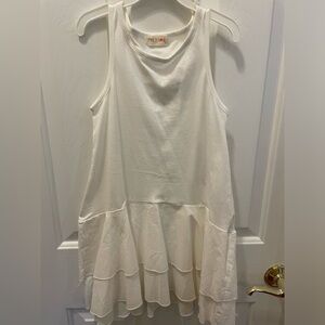 Mae Li Rose White Dress size 7 EUC